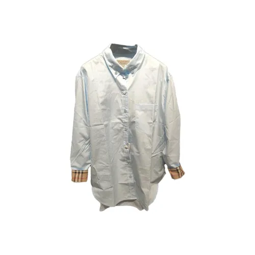 Burberry Рубашка Женская Светло-Синяя