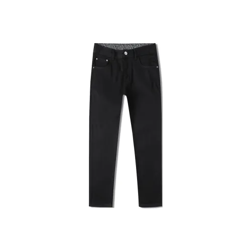 ZENGZHI Мужские черные джинсы