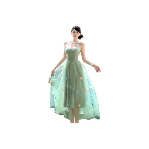 HTHK Зеленый Женские Слиплатья