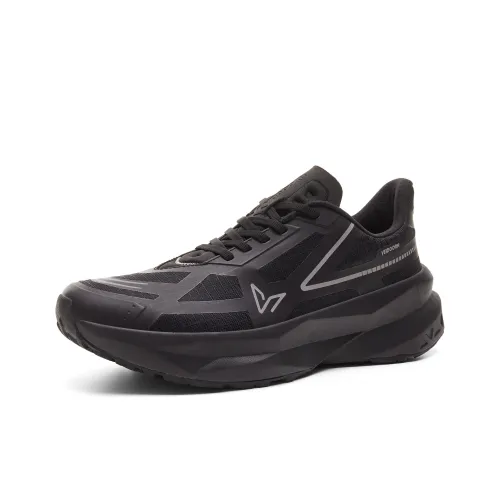 VEIDOORN Беговые кроссовки Low Top Черные Унисекс
