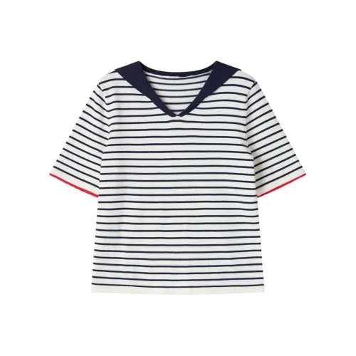 SHUXI Plain White Женские футболки