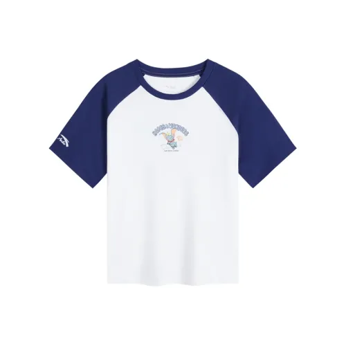 Antakids x XIAOFEIXIANG LIANMINGKUAN T-рубашка Чисто белый Подростки