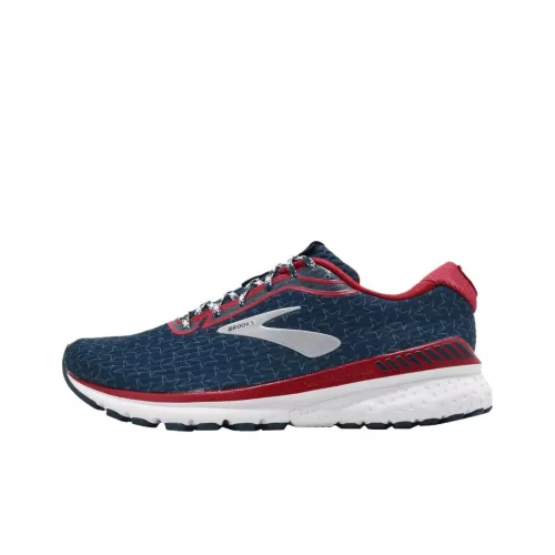 Brooks Adrenaline GTS Износостойкие Низкие Беговые кроссовки Мужские Синие Красные