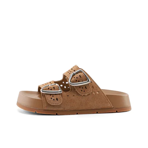 JOSINY Слипоны Женские Коричневый