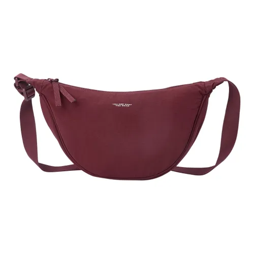 SEM R Ткань Сумка через плечо Маленькая Унисекс Бордовый