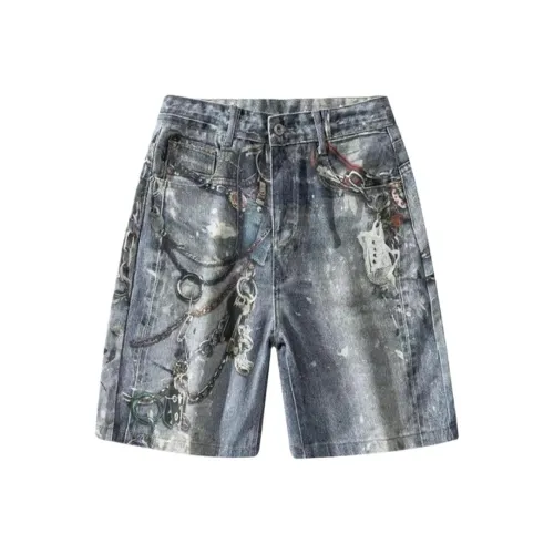 KRISTALIA Светло-синие Женские Джинсовые Шорты