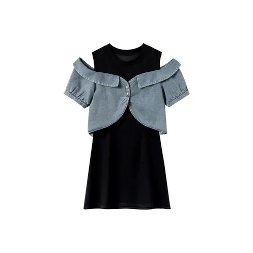 GULIANFEI Короткий рукав Платье Женское