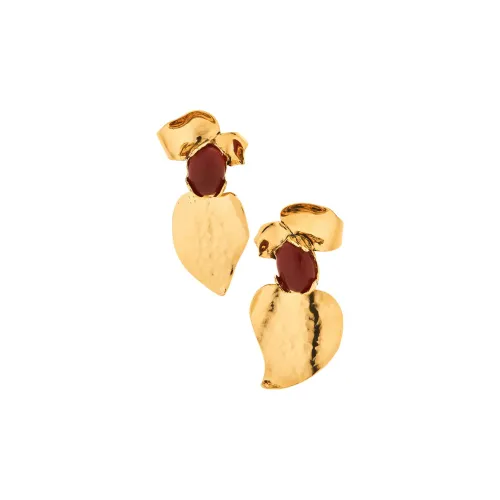 SAINT LAURENT Женские серьги из бронзы