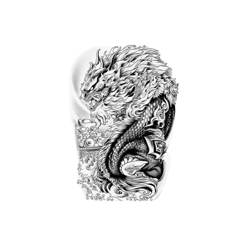 XNTX Дракон'S Облако Процветание Временные Татуировки