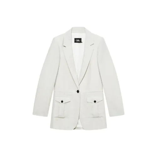 Karl Lagerfeld Бизнес-костюм Пальто Женское Белое