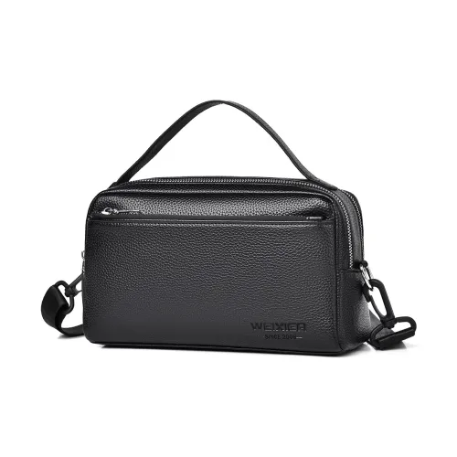 Boniu ПУ (полиуретан) Одно плечо Сумка Мужская Черная Коричневая