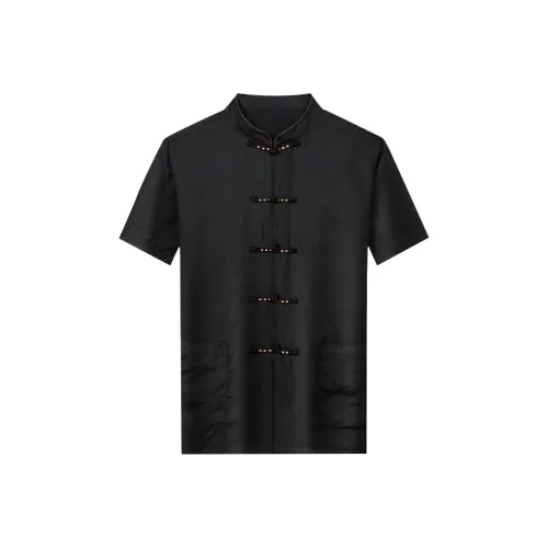 DKRVT Черный [Упаковка Включена] Мужские Рубашки