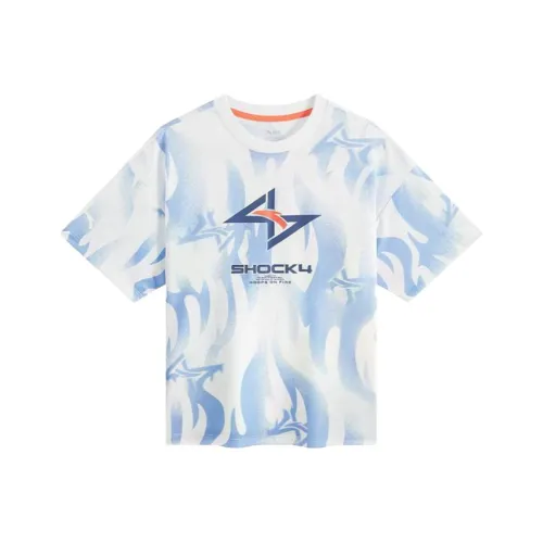 Antakids Чисто Белый Full С принтом 1 Kids T-рубашки