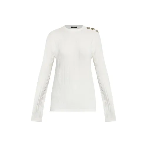 BALMAIN Белый Женский Трикотаж