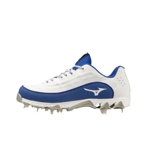 Mizuno 9 Spike 8 Устойчивые к истиранию Низкие Кроссовки для тренировок Женские Белые Синие