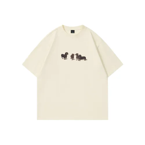 HIPHOPPUNKS Бежево-абрикосовая унисекс футболка