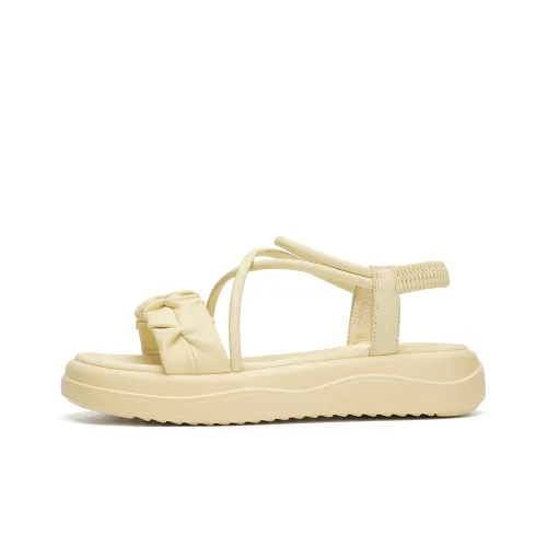 AOKANG One Ремешок Сандалии Женские Желтые