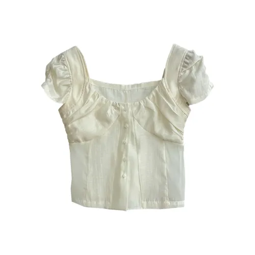 COHX Буф-рукав Т-рубашка Женская