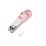 Gindai Япония - Антиспательные кусачки для ногтей (Розовый) + Ложки для удаления ушных серпанов