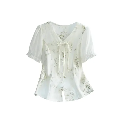 Cypress House Светло-зеленые Женские Рубашки