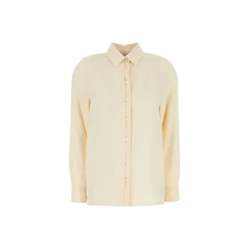 MaxMara Женские Рубашки Кремового Цвета