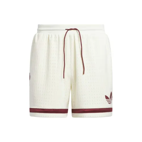 Adidas Originals Повседневные шорты Унисекс Айвори Белый