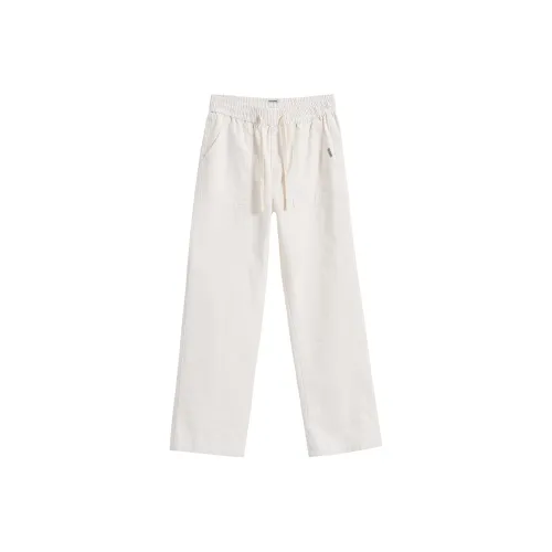 ENTONG Белые Унисекс Повседневные Брюки