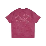 Розовое звездное небо