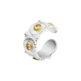 Украшенное стразами кольцо "Дейзи"