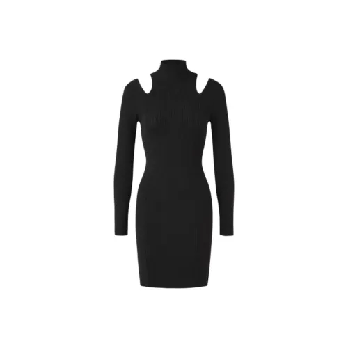 Karl Lagerfeld Длинное платье с длинными рукавами женское