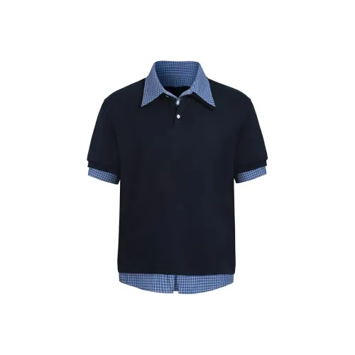 XIAOLIZI Темно-синие Женские Футболки