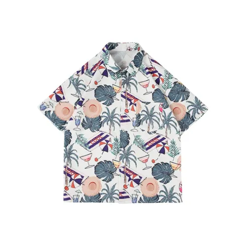 YICHEN Короткий рукав рубашка унисекс