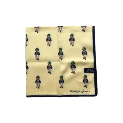 Polo Ralph Lauren Хлопковый шелк Шарфы Унисекс Желтый