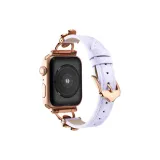 Wei Xin R Плетение из ткани без рисунка - Фиолетовый Синий Ремешок