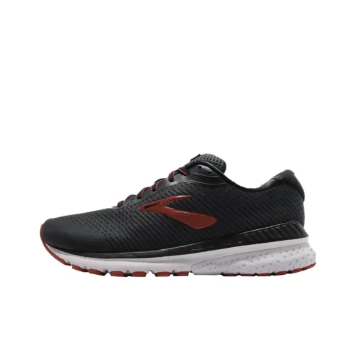 Brooks Adrenaline GTS Износостойкие Низкие Беговые кроссовки Мужские Черные Красные