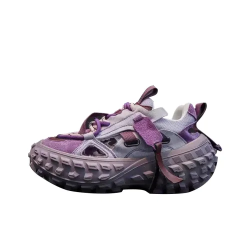 Green Feet Устойчивые к истиранию амортизаторы Низкий топ Толстая подошва Женские