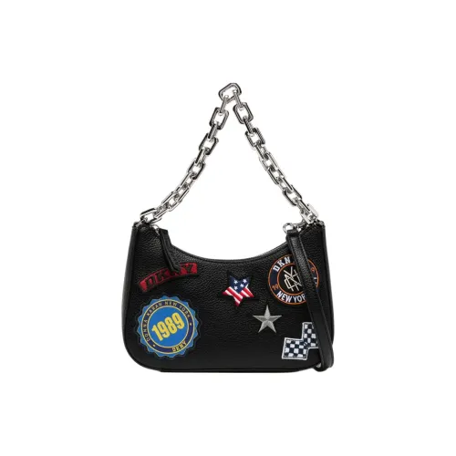 DKNY Полиуретан Сумка Средний Женский Черный