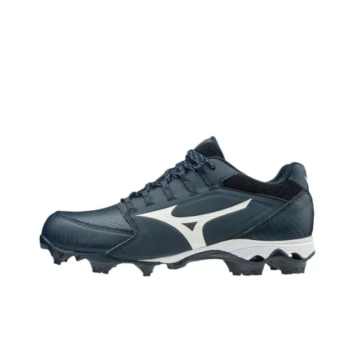 Mizuno 9 Spike Advanced Abrasion Resistant Низкие Кроссовки для тренировок Женские Темно-синие
