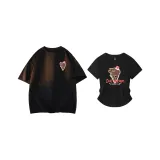 Черный свободный крой + черный, подчеркивающий талию - стиль с эффектом утягивания