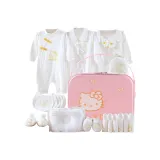 Хелло Китти, всесезонный набор из 20 штук, белый, розовый, чемодан