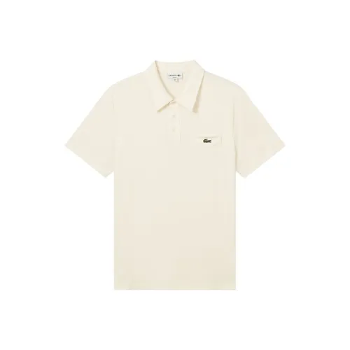 Мужская поло LACOSTE Collaboration ARS/Теплый белый