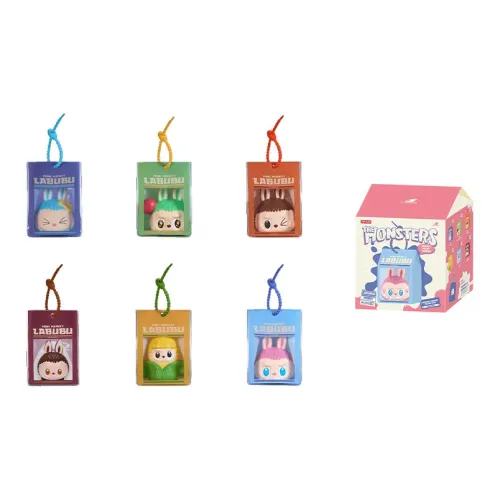 POP MART Коллаборация Edition THE MONSTERS Weird Convenience Store Series Squeeze Подвеска Слепые коробки Один Mystery Коробка Целая коробка 6 шт