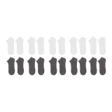 10 пар (5 белых + 5 темно-серых)