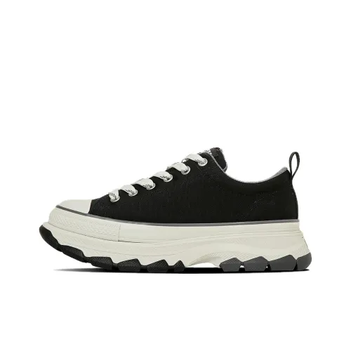 Конверс All Star Trekwave Износостойкие Низкие Кеды Унисекс Черные