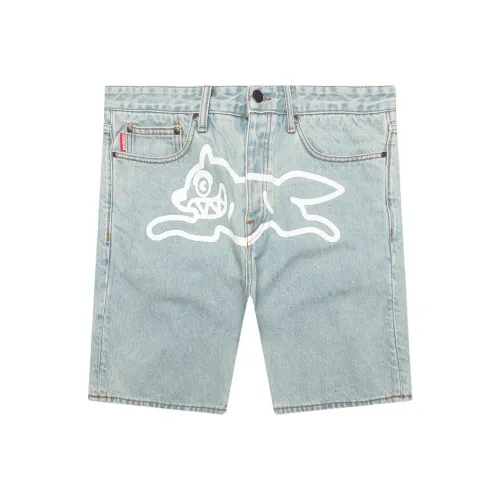 ICECREAM Джинсовые шорты Мужские Светло-синие