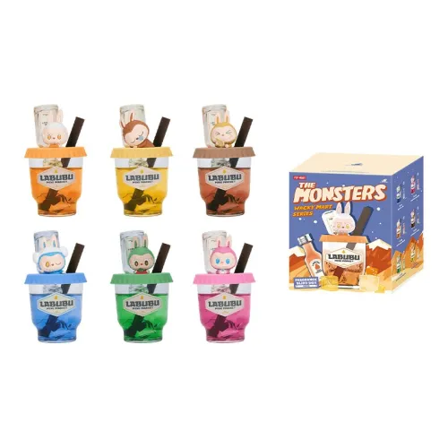 POP MART Коллаборация Edition THE MONSTERS Strange Convenience Store Коллекция Аромат Слепые коробки Один Mystery Коробка Целая коробка 6 шт