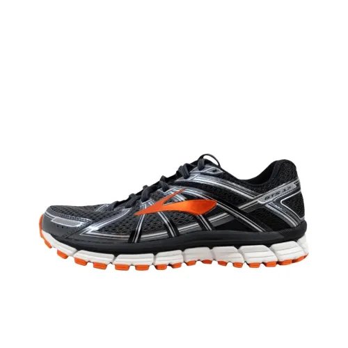 Brooks Adrenaline GTS Износостойкие Низкие Беговые Кроссовки Мужские Черные и Оранжевые