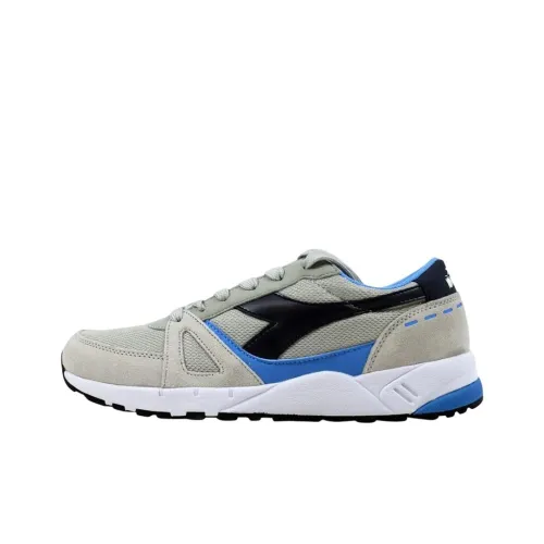 DIADORA Run 90 Беговые кроссовки Низкий топ Серый, Синий, Черный Мужской