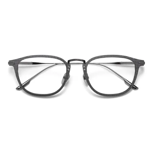 Wood Premium Чистый титан Углеродное волокно Круглые Оправы для очков Мужские