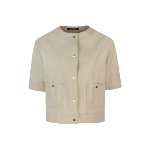 MaxMara Studio Куртки и Пальто Женские Бежевые